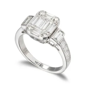 Anillo Diamantes Aniversario Wedding Band