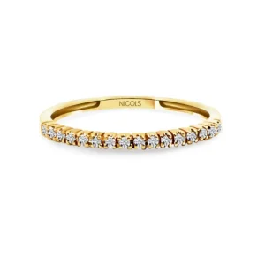 Anillo Diamantes Azalea 0.09 Oro Amarillo