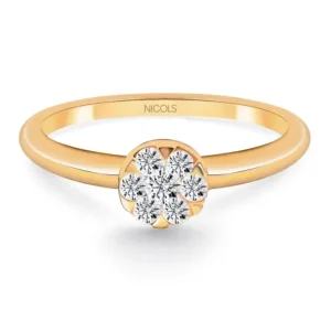 Anillo Diamantes Pasion de Diamantes 0.23 Oro Rosa