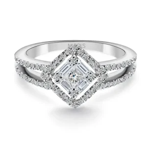 Anillo Diamantes Princess 0.42 ct