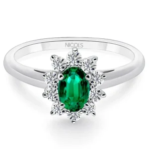 Anillo Esmeralda Dalia 0.60