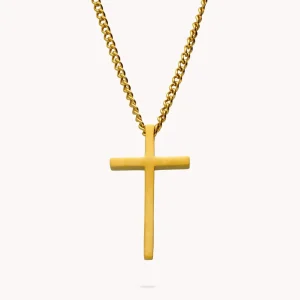 cadena cruz hombre