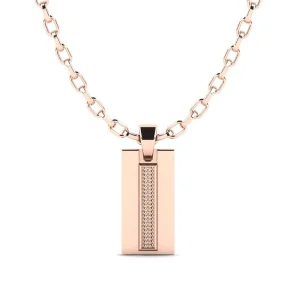 colgante oro rosa