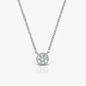 collar de oro blanco