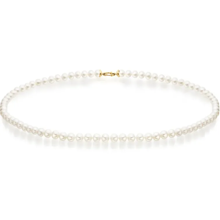 Collar Perlas 5-5.5mm Natural Cultivadas