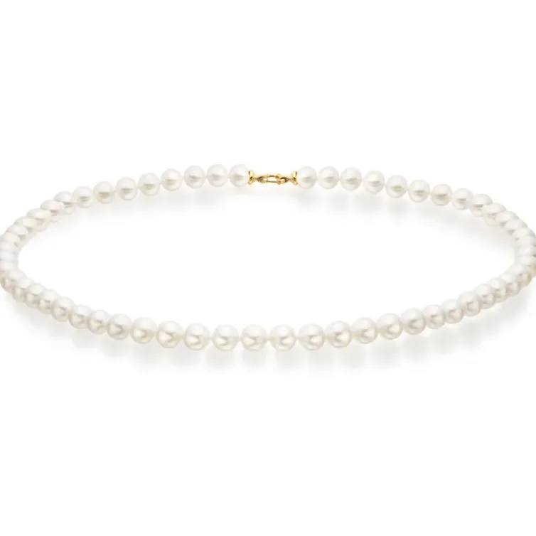 Collar Perlas 6.5-7mm Cultivadas Naturales