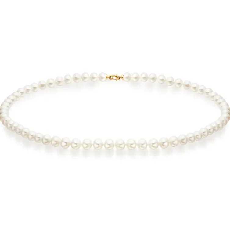 Collar Perlas 6-6.5mm Cultivadas Naturales