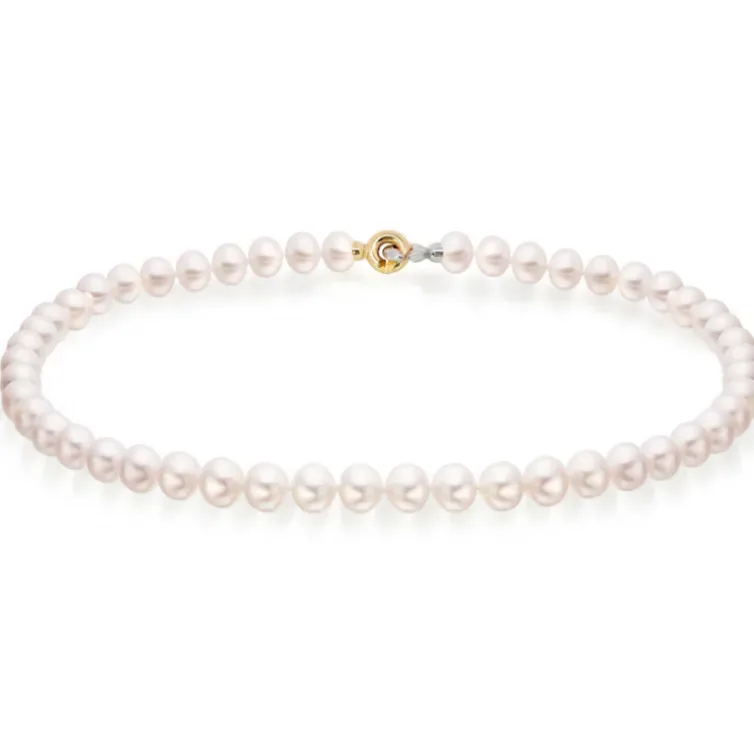 Collar Perlas Akoya 7.5-8mm Cultivadas Naturales