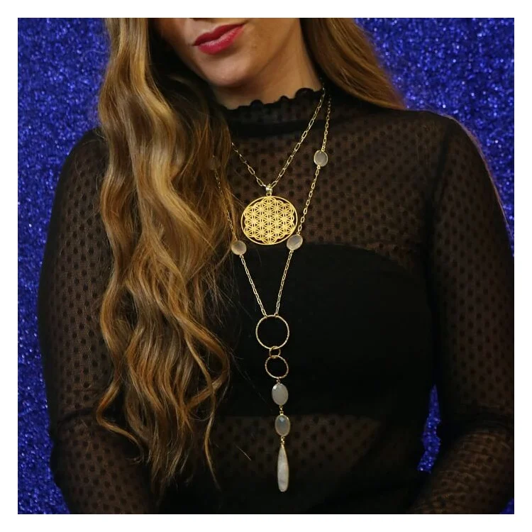collares largos mujer originales