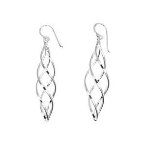 Pendientes espiral larga