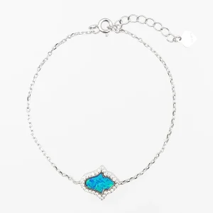 Pulsera escudo de ópalo