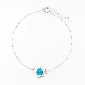 Pulsera flor de ópalo
