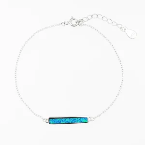 Pulsera placa de ópalo